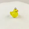 Charms MuhNa 10pcs/pack 3D Fluorescent Cute Duck Resin For Jewlery Making Earring Keychain DIY Findings