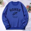 Męskie bluzy bluzy Hawaje Aloha State Sea Turtle Kobiet bluzy blumiesual Fashion Wygodna grafika z kapturem zabawne nowatorskie ubrania sportowe 231116