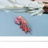 Ohrringe baumeln süße rosa Meerjungfrau Horn Kristall Cartoon Welle Damen Charme Luxus Schmuck für Teenager 2023 Trend Party Geschenk