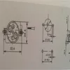 Portalampade Supporto per sedile di avviamento per treno a vela ecc. 250v 2v