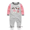 Mamelucos Kiddiezoom Moda Clásico Unisex Manga larga Causal Bebé Niño Niña Suave 100 Algodón Ropa nacida 231115