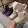 Laarzen 2024 baby jongens winterlaarzen meisjes snowboots warme pluche katoenen kinderschoenen antislip casual kinderschoenen babyschoenen 231115