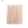 Baumwollabstrich 100pcs Holz Baumwoll -Tupfer Kosmetik Permanent Make -up Gesundheitsohrschmuck saubere Stöcke Buds Tip Auge Eyeliner Tattoo Tool 7cml231116