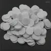 Acessórios de cabelo 200 pcs 35mm branco cortado redondo almofadas de feltro para diy artesanato tecido flor backing pré círculos bebê headbands