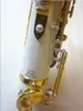 New Japan YANAGIS T-992 model Bb Tenor Saxophone Jazz White gold Key saxophone with Musical Instruments Professional performance Free ship