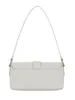 Sacos de cintura puwd elegante feminino branco cor sólida pu bolsa de ombro linda meninas casual pequena e requintada bolsa chique senhora do escritório