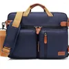 Briefcases 15 Inch Convertible Briefcase Men Business Handbag Messenger Bag Casual Laptop Multifunctional Travel Bags For Male Big