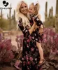 Family Matching Outfits Mother Daughter Dresses Sleeveless Floral Long Dress Mother Daughter Clothes Mom and Daughter Dress Family Matching Clothes 231115