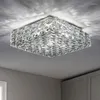 Lampadari Lampadario moderno a soffitto per camera da letto Design creativo Soggiorno Lampada di cristallo Lampadario a LED quadrato di lusso Cristal