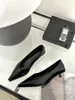 Scarpe eleganti Nero Bianco Argento Marrone Décolleté da donna Punta a punta Slip on Tacchi bassi sottili Sexy Party da ufficio Donna 35-39