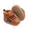 Winter Plush Baby Shoes 0-1 Year Old Sports Soft Sole Cotton Shoes High Top Baby Shoes Baby Shoes Toddler Shoes