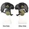 Tactische Oortelefoon Elektronische Schieten Headset Helm Gemonteerde Versie Jacht Pickup en Ruisonderdrukking Gehoorbescherming 231115