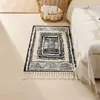 Carpet Nordic Style Handmade Tassel Non-slip Carpet Soft Breathable Washable Decorative Floor Mats Area Rugs Bedroom Home Decor 231116