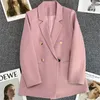 Kvinnors kostymer blazers blazer kvinna klädkontor bär modejacka Autumn Winter Elegant Female Coat Dressing Korean Overcoat Temperament 231115