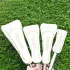 Other Golf Products 4PCS Driver Head Cover Manumanm Majesty Club PU Practical Clubs Headcover Rod Sleeve 231115