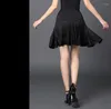 Scenkläder latinska dansklänningar fransar tofs kjol salsa tango rumba cha ballroom dansar klädstandard tävlingen pratice kostymer