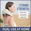 Massaging Neck Pillowws Shiatsu Back Neck Massager with Heat Electric Massager for Back Shoulder Massage Pillow Muscle Relaxation Gift for Family 231115