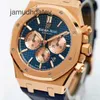 Orologio da uomo AP Swiss Luxury Watch Royal Oak 26331or.oo.d315cr.01 Orologio meccanico automatico in pelle blu 41mm Set completo 19