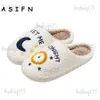 Pantoufles ASIFN mignon chaud rencontrez-moi à minuit pantoufles coussin diapositives doux chaud confort plat fourrure femme dessin animé maison pantoufles chaussures drôles T231116