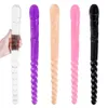 Dildos/Dongs 370mm Extra Long Soft Double Head Dildo Toy For Adult Flexible Jelly Vagina Anal Women Gay Lesbian Ended Dong Penis Artificial 231116