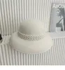 Berets Designer Pearl Wool Hat Vintage Hepburn Dome