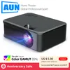 Projetores Mini Projetor AUN A30 Smart TV Box Home Theater Laser Projector Portable Projectores Cinema Telefone LED Vídeo Projector para vídeo 4K via HD 230414