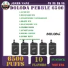 Doloda Pebble 6500 Puffsオリジナルの使い捨て蒸気ペン1.3OHMメッシュコイル13ml事前に充填されたポッド充電式バッテリー電子シガーパフ6500 0％2％3％5％Eタバコ在庫在庫