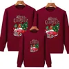 Tenues assorties pour la famille 2024 Vêtements de Noël Costume parent-enfant Année Sweat-shirt Fête de famille Festival rouge Automne et hiver Vêtements épaissis 231115