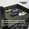 Electric/RC Car Turbo Racing 1 76 C74 C73 C72 RC Sports Car RTR Kit Mini Full Proportional Remote Control Toys For Kids and Adults 231115