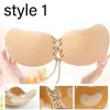 Bras Women Sexy Stick Gel Silicone Push Up womens underwear Invisible Bra Self Adhesive Strapless Bandage Backless Solid 231115