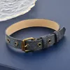 Vintage Denim Collar Neck Strap Choker Belt Buckle Style Crowd Design Collar Chain Strap necklace for women