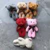 دمى Plush Little Bear المحشو 6Colors سلسلة زفاف السلسلة الرئيسية Doll Wedding Decoration 231116