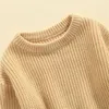 Pullover Spring Autumn Sweaters Född spädbarnsknit slitage Småbarn Knitting Pullovers Topps Baby Girl Boy Kids 231115