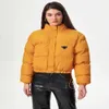 Herrjackor kvinnor designer päls puffy långa ärmar designer lady slim jacka ner kappa vindbrytare kort parka kläder vinterjacka kvinnor