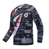 Racingjackor Motorcykel Mountain Bike Team Downhill Jersey MTB Cykel Lokomotivskjorta Cross Country