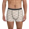 Cuecas âncora vetor padrão roupa interior estilo navegação homens shorts briefs estiramento tronco costumes tamanho grande