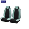 Nouvelle mise à niveau housse de siège de voiture adaptée à la plupart des accessoires de voiture intérieur femme 2 unités couverture de siège de rangée avant siège de voiture universel en Polyester