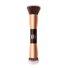 Makeup Brushes Blush Brush Double Ended and Bronzer Portable Bra för blandning av pulver concealer