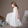 Mädchenkleider mit Applikationen, ärmellos, für Kindergeburtstage, Festzugskleider, Hochzeiten, Erstkommunion, elegant