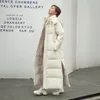 Trench da donna Piumino in cotone Lunghezza media al ginocchio 2023 Inverno Vestibilità slim estesa e T