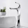 Bathroom Sink Faucets Basin Faucet Deck Mounted Golden Chrome Anad Cold Mixe Taps Single Lever Lavatory Tap