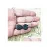 Pendant Necklaces Fashion Sier Color Both Heart Love Lava Stone Necklace Volcanic Rock Aromatherapy Essential Oil Diffuser F Dhgarden Dhrne