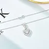 중국 공장 핫 판매 클래식 커스텀 보석 14K Real Gold Diamonds Baguettes Heart 목걸이 여성