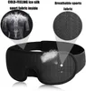 Sleep Masks 3d Mask for Eye Lights Blockout Soft Padded Sleeping Fabric Cover Shade Blindfold Eyepatch 231116