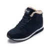 Stivali Stivali da uomo Scarpe invernali da uomo Stivali da neve moda Scarpe Taglie forti Sneakers invernali Caviglia Scarpe da uomo Stivali invernali Nero Blu Calzature 231116