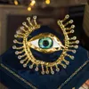 Brouches Schiaparelli Middle Eye Brooch الأوروبي والأمريكي في التجارة الخارجية خمر معطف النجم دبوس النجوم