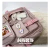 Leuke Damesrugzakken Waterdichte Multi-Pocket Nylon Schoolrugzak voor Student Vrouwelijke Meisjes Kawaii Laptop Boekpakket Mochilas