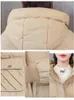 Casacos de trincheira femininos jaqueta pão roupas de algodão inverno versão de comprimento médio adicionar espessura com capuz roupas femininas tops parkas