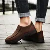 Giyin Kıyafet Nefes Alabilir Sabahlar Moda Rahat Düz El Yapımı Retro Leisure Loafers Erkek Ayakkabı 231116