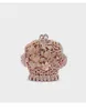 Evening Bags XIYUAN Women Mini RedPink Crystal Bag Clutch Hard Case Metal Wedding Bridal Diamond Purses Handbags 231115